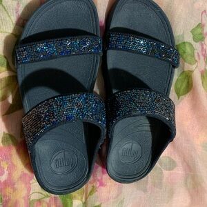 Fitflop Blue Sandals Comfortable Casual Footwear